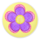 Äpfel Blume Keramikknauf (Vorderseite)