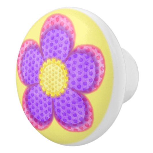 Äpfel Blume Keramikknauf (Rechts)