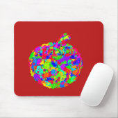 Apfel Blumenmuster Mousepad (Mit Mouse)