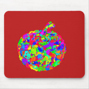 Apfel Blumenmuster Mousepad