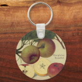 Äpfel Botanisch Schlüsselanhänger (Vorderseite)