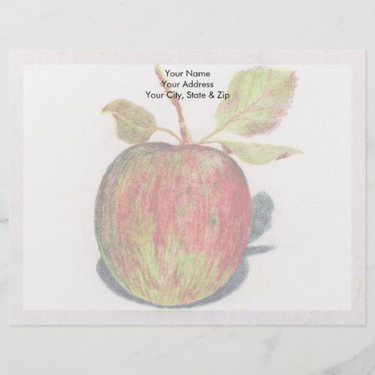 Apfel Briefkopf (Vorderseite)