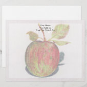 Apfel Briefkopf (Vorne/Hinten)
