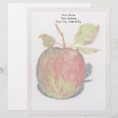 Apfel Briefkopf (Vorne/Hinten)