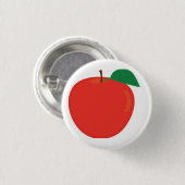 Apfel Button (Vorne & Hinten)