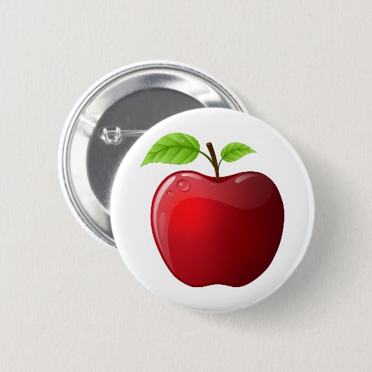 Apfel Button (Vorne & Hinten)