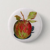 Apfel Button (Vorderseite)
