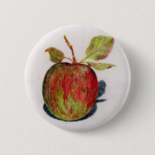 Apfel Button (Vorderseite)