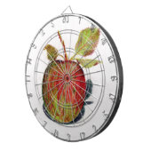 Apfel Dartscheibe (Vorderseite rechts)
