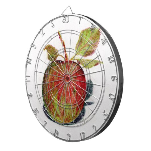 Apfel Dartscheibe (Vorderseite rechts)