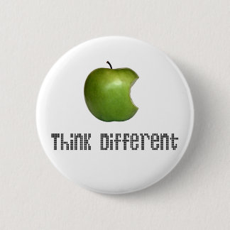 Apfel Denk (mal) Anders Button