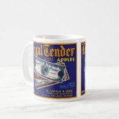 Äpfel der gesetzlichen Ausschreibung Kaffeetasse (Vorderseite Links)