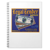 Äpfel der gesetzlichen Ausschreibung Notizblock (Vorderseite)