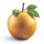 Apfel der Götter Frucht des Wissens  Aufkleber (Vorderseite)