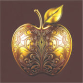 Apfel der Götter Frucht des Wissens  Aufkleber (Vorderseite)