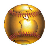 Apfel der Götter Frucht des Wissens  Baseball (Rückseite)