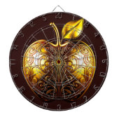 Apfel der Götter Frucht des Wissens Dartscheibe (vorne)