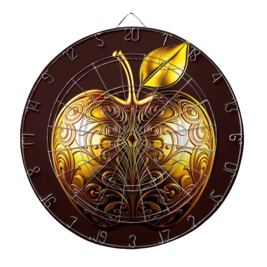 Apfel der Götter Frucht des Wissens Dartscheibe (vorne)