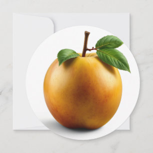 Apfel der Götter Frucht des Wissens Feiertagskarte