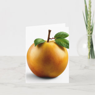 Apfel der Götter Frucht des Wissens Feiertagskarte