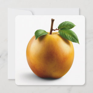 Apfel der Götter Frucht des Wissens Feiertagskarte