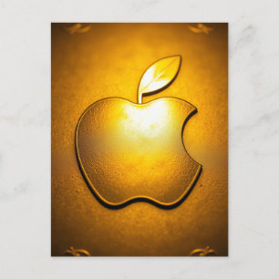 Apfel der Götter Frucht des Wissens Feiertagspostkarte