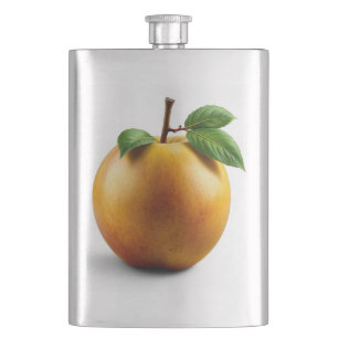 Apfel der Götter Frucht des Wissens  Flachmann