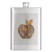 Apfel der Götter Frucht des Wissens  Flachmann (Vorderseite)