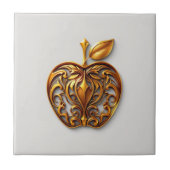 Apfel der Götter – Frucht des Wissens Fliese (Vorderseite)