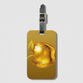 Apfel der Götter Frucht des Wissens Gepäckanhänger (Vorderseite Vertikal)