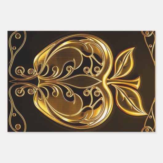 Apfel der Götter Frucht des Wissens  Geschenkpapier Set (Vorderseite)