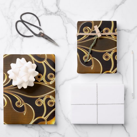 Apfel der Götter Frucht des Wissens  Geschenkpapier Set (Vorderseite)