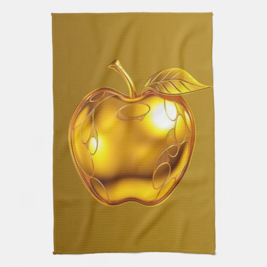Apfel der Götter Frucht des Wissens Geschirrtuch (Vertikal)