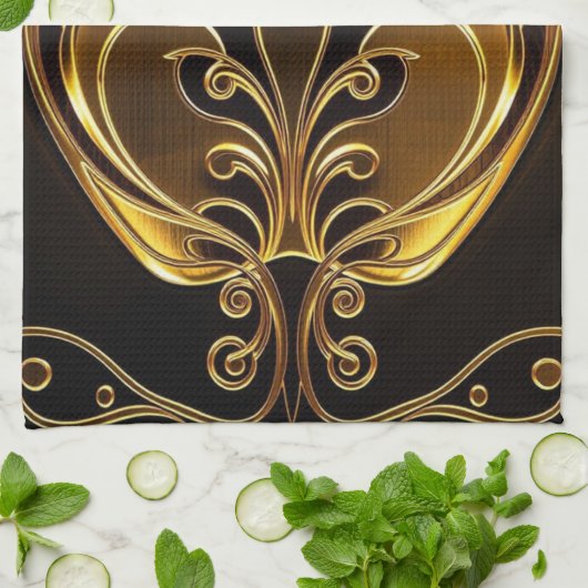 Apfel der Götter Frucht des Wissens  Geschirrtuch (Gefaltet)