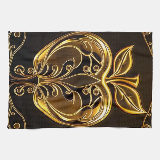 Apfel der Götter Frucht des Wissens Geschirrtuch (Horizontal)