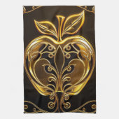 Apfel der Götter Frucht des Wissens  Geschirrtuch (Vertikal)