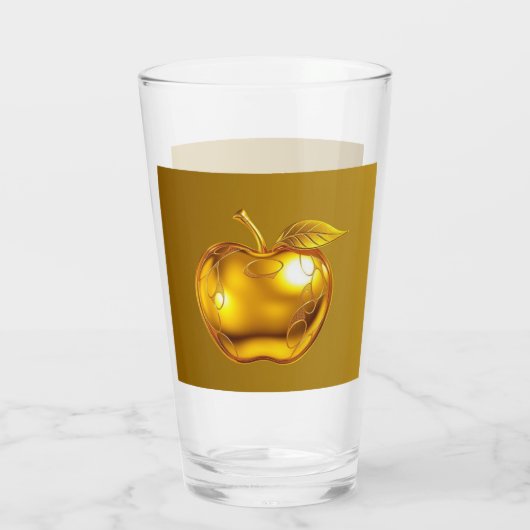 Apfel der Götter Frucht des Wissens  Glas (Rückseite)