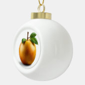 Apfel der Götter Frucht des Wissens  Keramik Kugel-Ornament (Rechts)