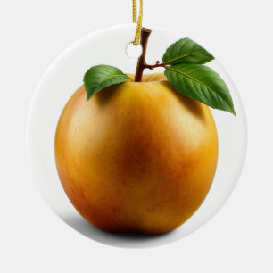 Apfel der Götter Frucht des Wissens  Keramik Ornament