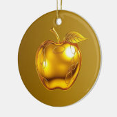 Apfel der Götter Frucht des Wissens  Keramik Ornament (Links)