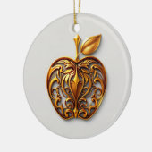 Apfel der Götter Frucht des Wissens  Keramik Ornament (Links)