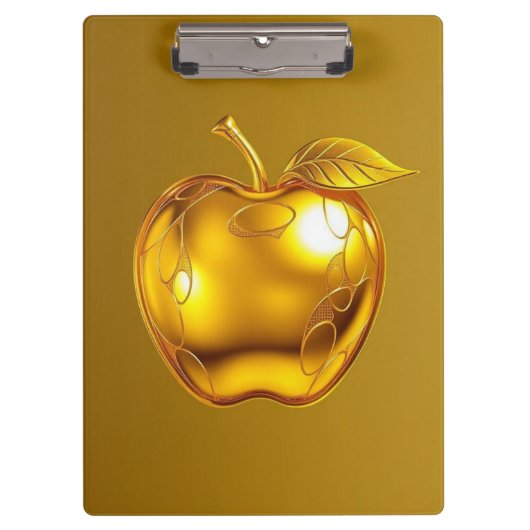 Apfel der Götter Frucht des Wissens  Klemmbrett (Vorderseite)