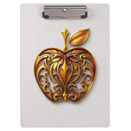 Apfel der Götter Frucht des Wissens  Klemmbrett (Vorderseite)
