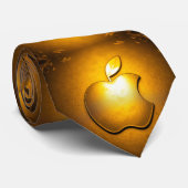 Apfel der Götter Frucht des Wissens  Krawatte (Gerollt)