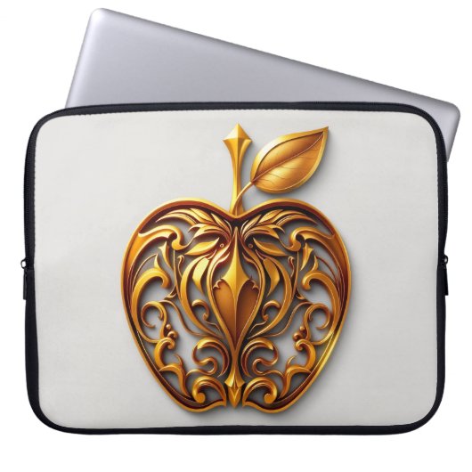 Apfel der Götter Frucht des Wissens Laptopschutzhülle (Vorderseite)