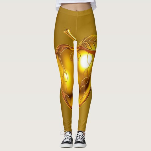 Apfel der Götter Frucht des Wissens Leggings (Vorderseite)