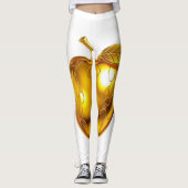 Apfel der Götter Frucht des Wissens Leggings (Vorderseite)