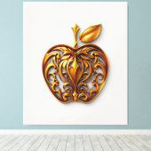 Apfel der Götter Frucht des Wissens  Leinwanddruck (Insitu (Holzboden))