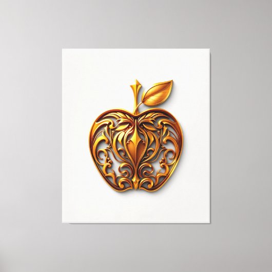 Apfel der Götter Frucht des Wissens  Leinwanddruck (Vorderseite)