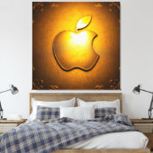 Apfel der Götter – Frucht des Wissens Leinwanddruck (Insitu (Schlafzimmer))